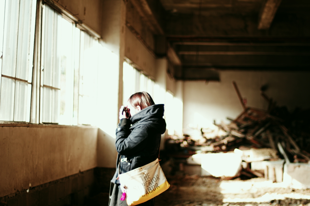 girl × ruins