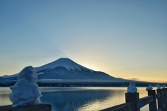 みんなと夕焼け