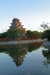 広島城の紅葉