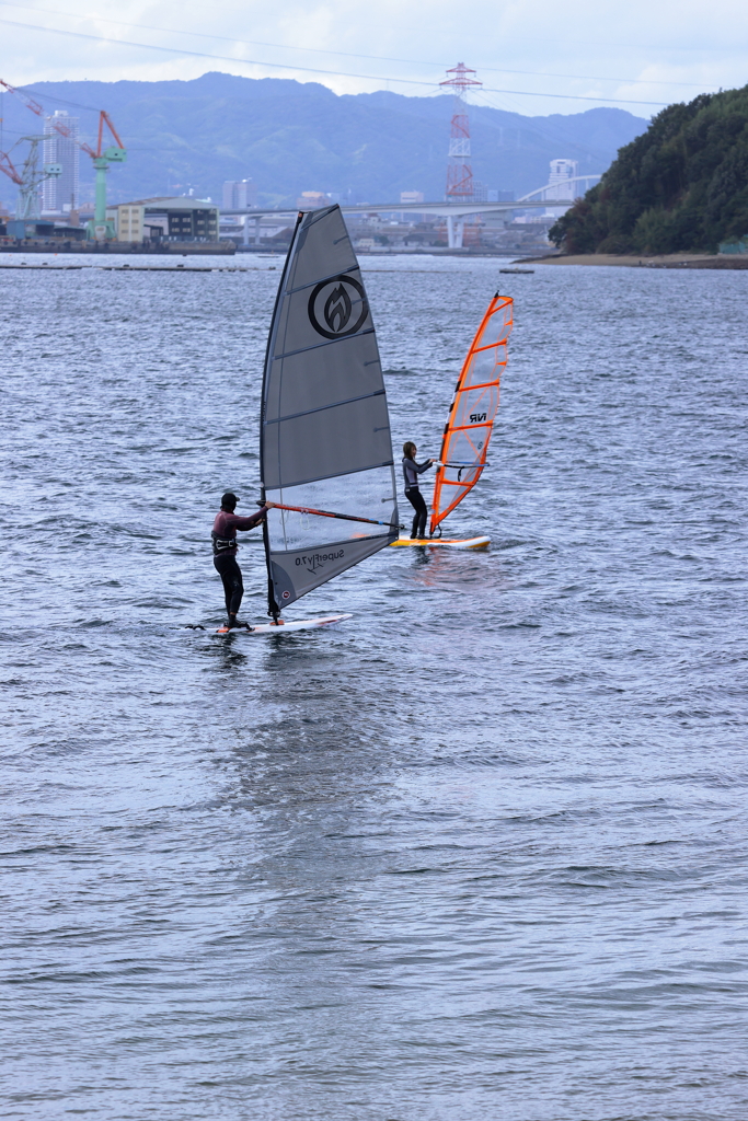 windsurfing