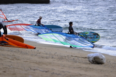 windsurfing