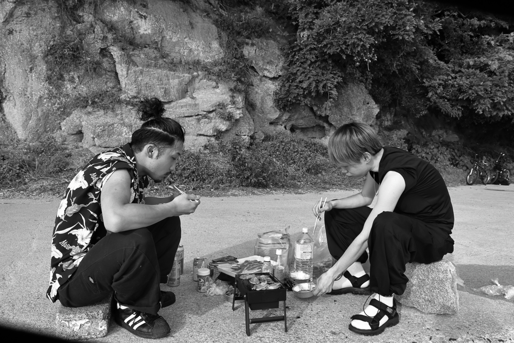 二人BBQ