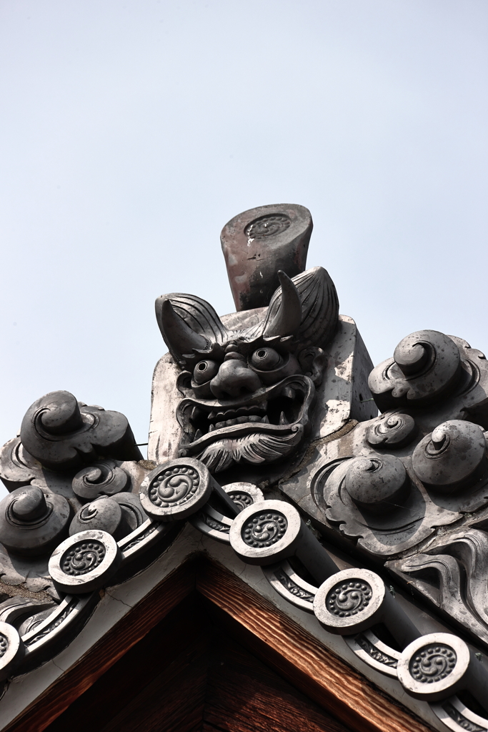 竹原観光　鬼瓦