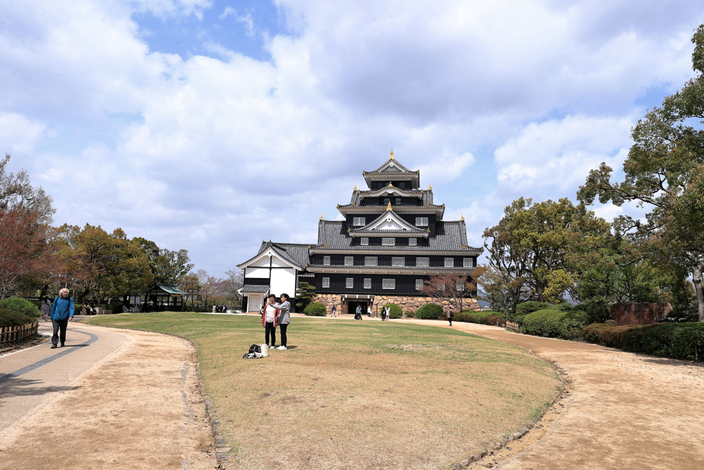 岡山城観光
