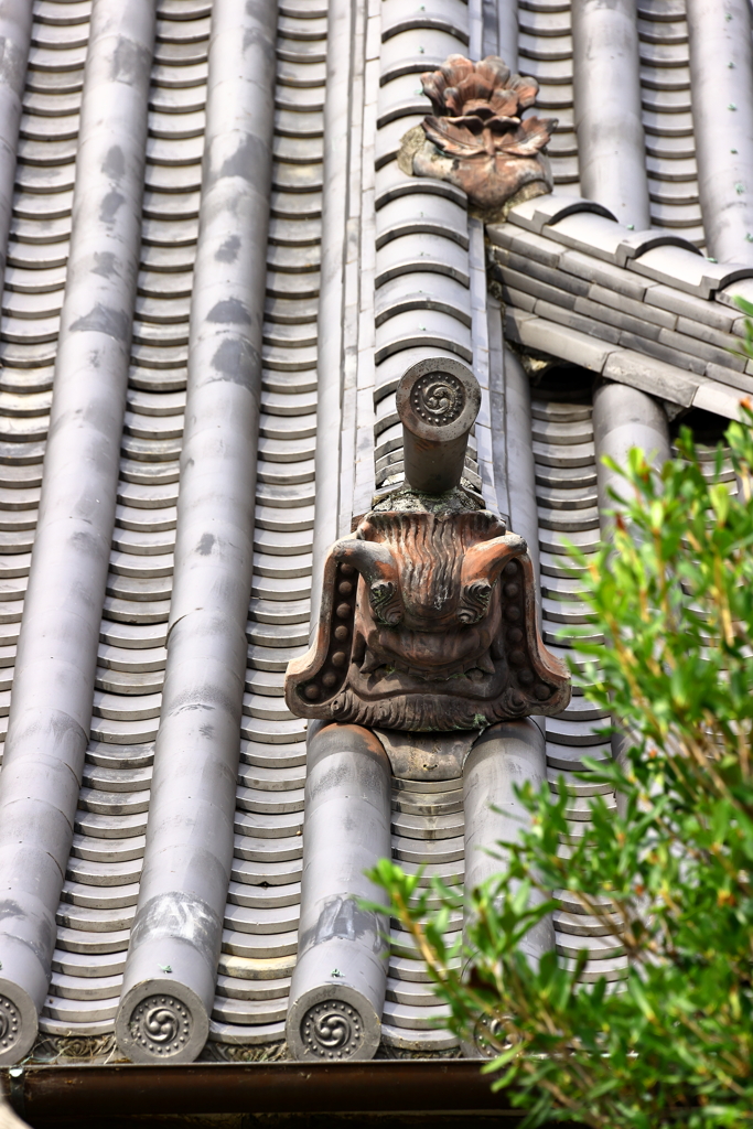 竹原観光　鬼瓦