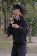 お散歩写真　けん玉