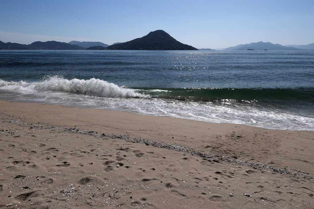 波間から潮風を浴びる