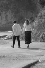 微笑ましい散歩