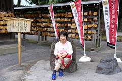 梅雨時期の旅行　三島神社