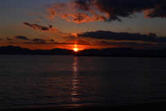 瀬戸内の夕陽