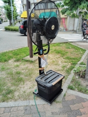 うどん屋の扇風機