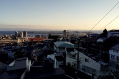 都市部を望む