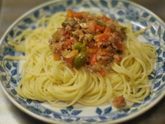 minced  pork pasta