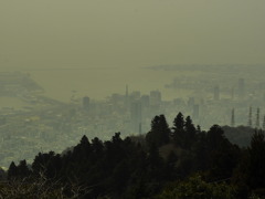摩耶山山頂から