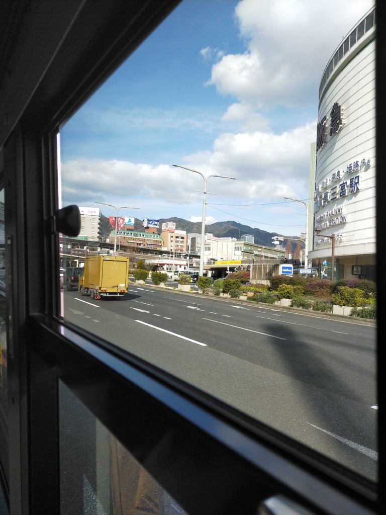 神戸市バスの車窓から