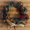 松ぼっくりのクリスマスリース