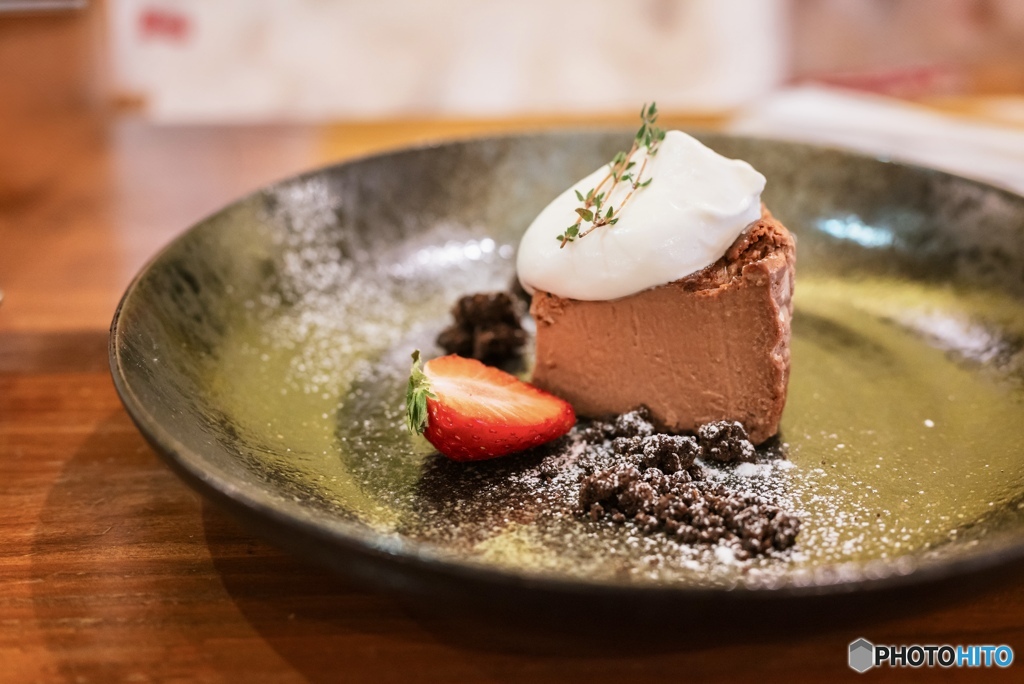 チョコレートバスクチーズケーキ