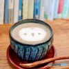 フクロウのラテアート