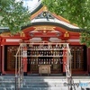 風鈴が並ぶ神社