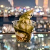 夜景と楽しむ抹茶サンデー
