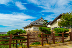 岸和田城　秋空①