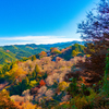 奈良県吉野山 (秋の風景①)