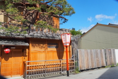 京都祇園　花見小路　コントラスト