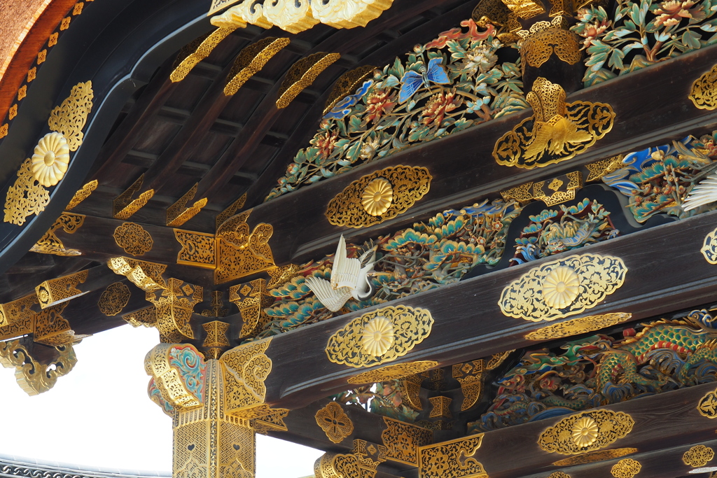 元離宮二条城(京都府)　唐門装飾②