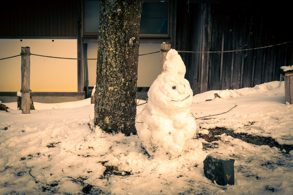春の到来とともに消えゆ