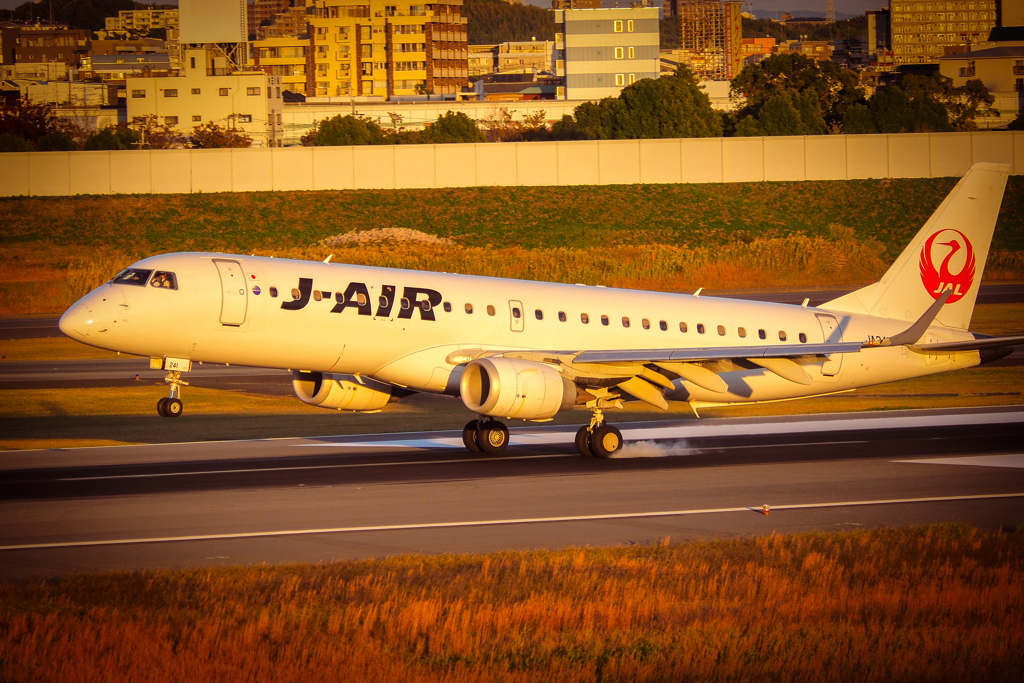 JAL J-AIR着陸