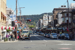 川端通りから祇園方面