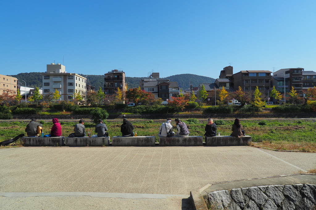 とある日の鴨川