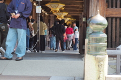 美しき京都③（ここが清水寺の本堂への入り口）