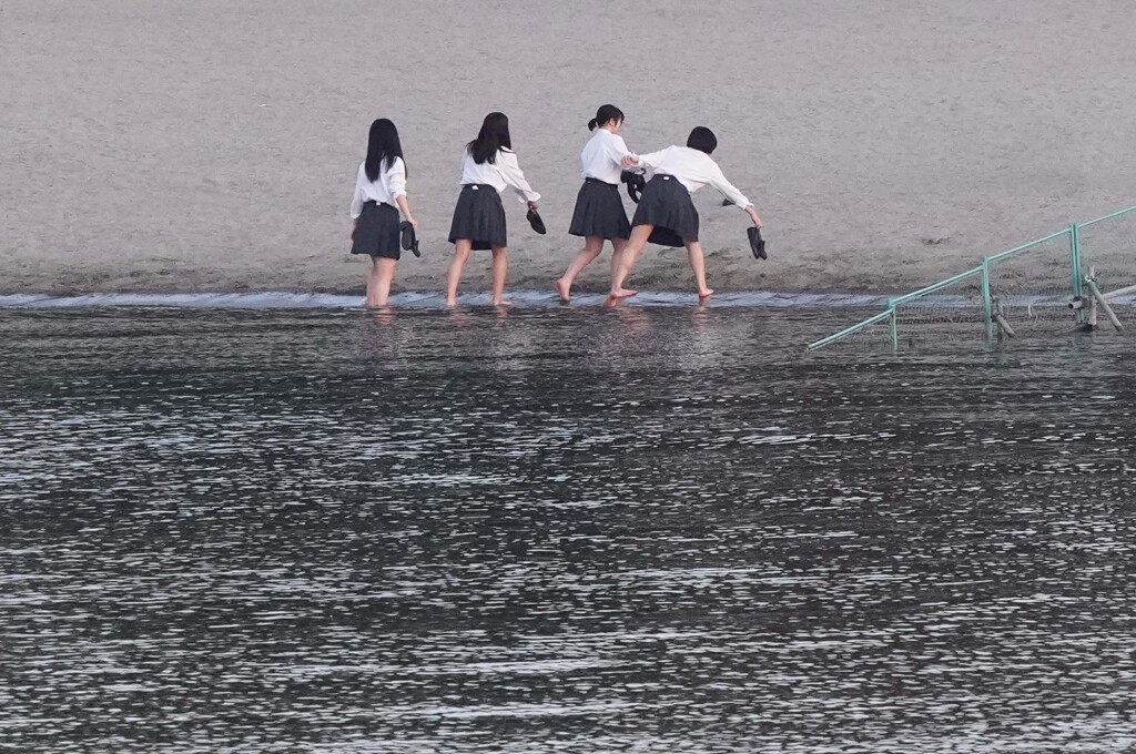 お台場海浜公園のJK