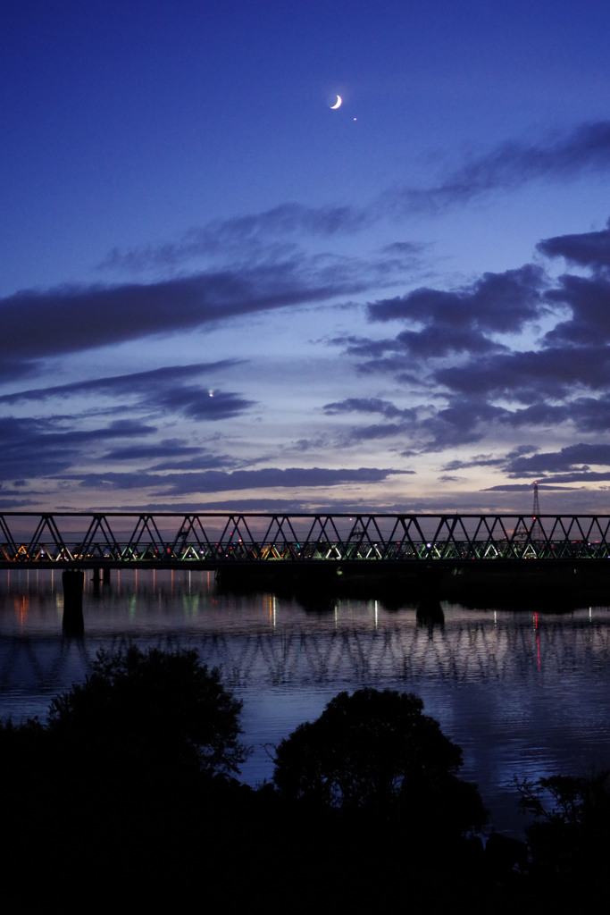 江戸川夕景