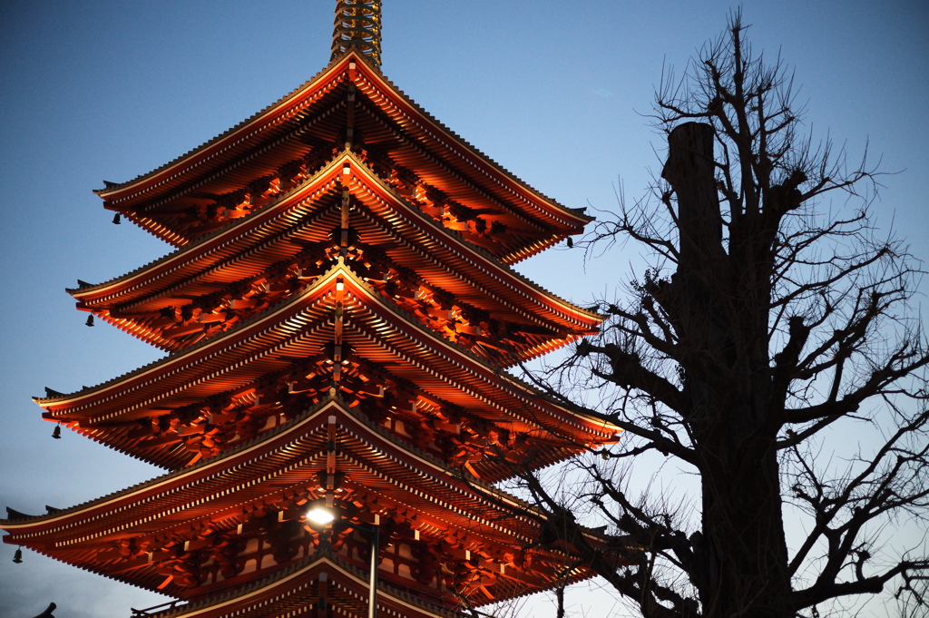 浅草寺五重塔