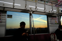 荒川通過中