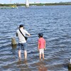 江戸川釣り親子