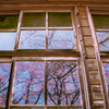 どこか懐かしい風景　「木造校舎と桜」②