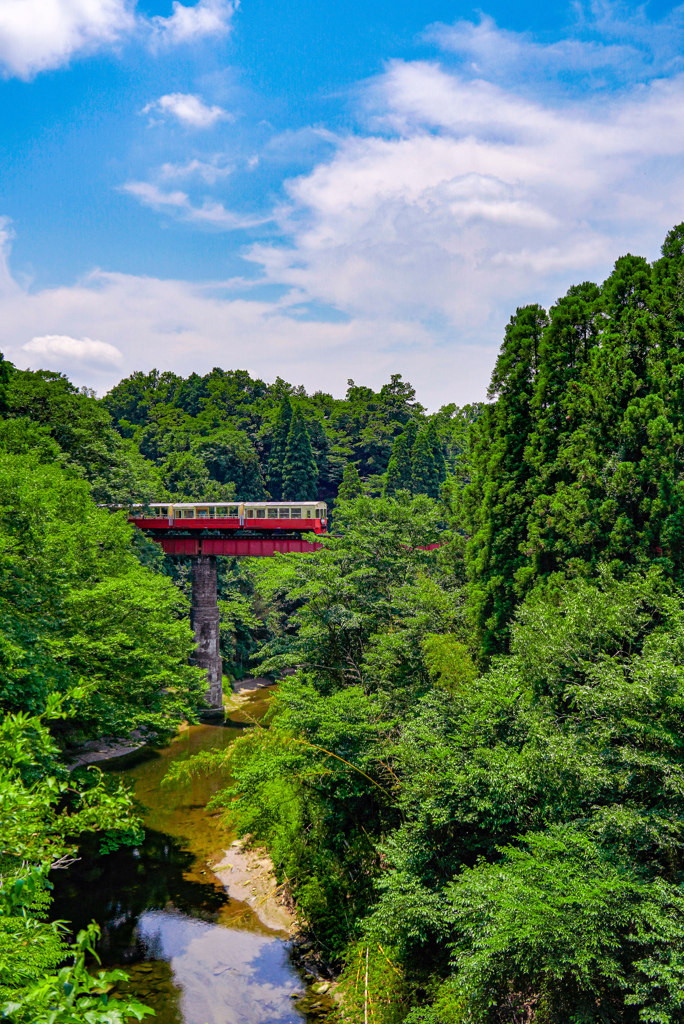 小湊鉄道線　養老渓谷にて①