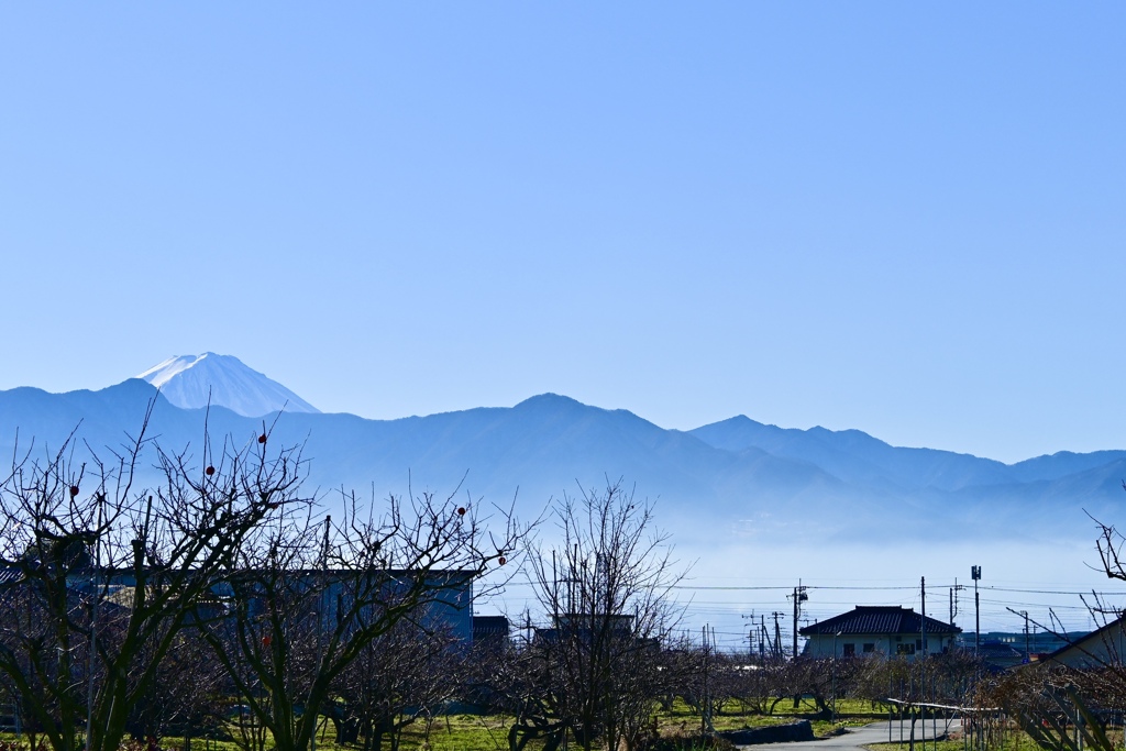 快晴の朝