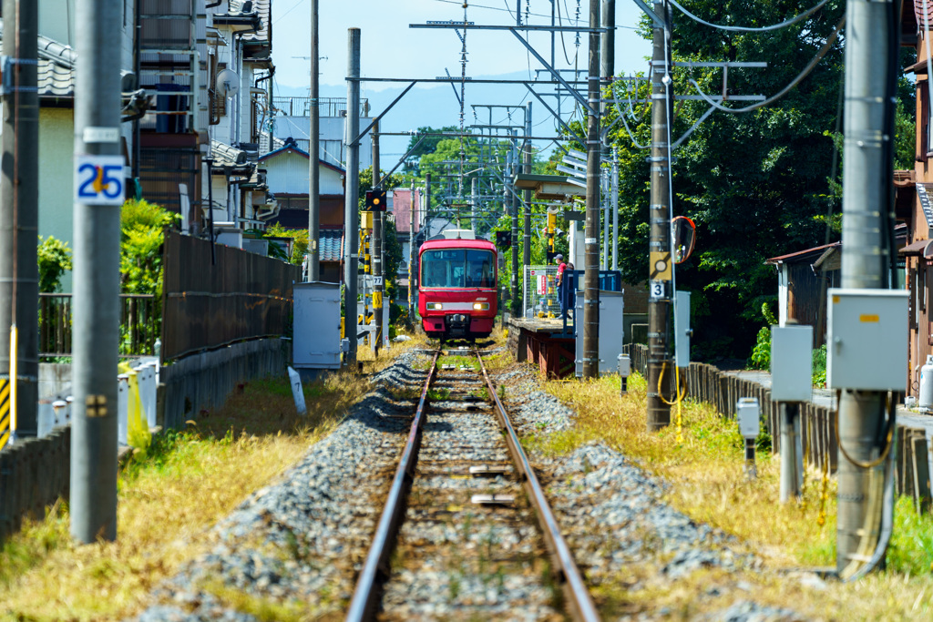 不破一色駅へ