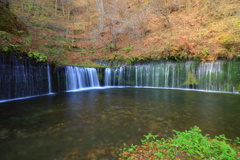 秋の白糸の滝