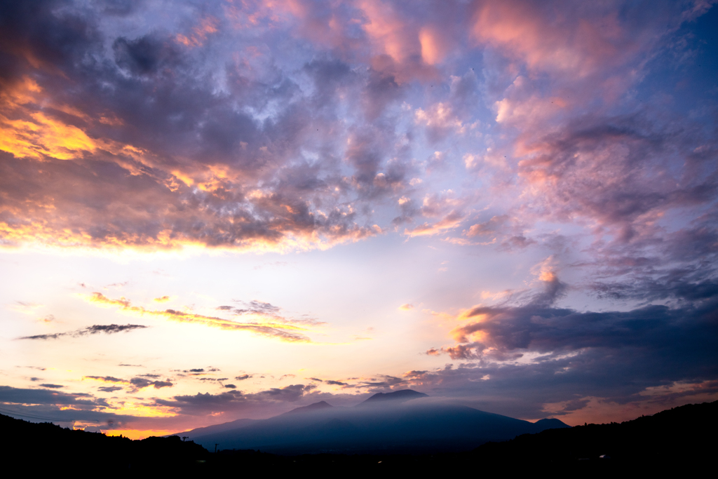 浅間の夕暮れ