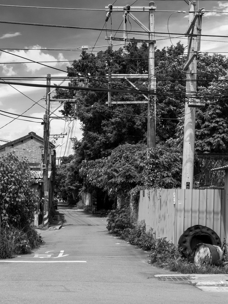 後からできた道