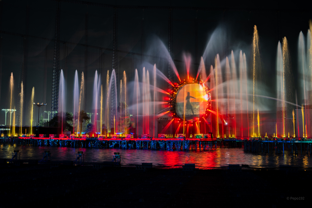 ナイト噴水ショー！