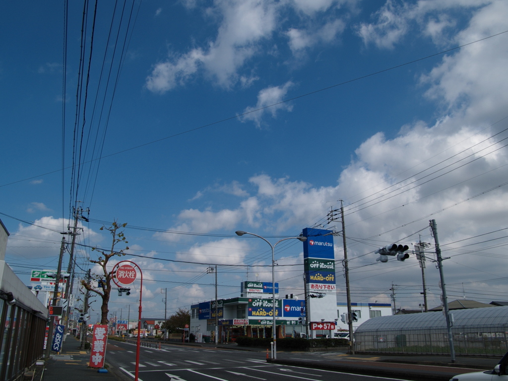 爽やかなコダックブルーな空