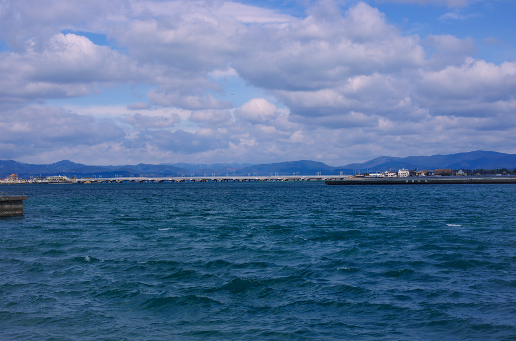 新幹線浜名湖渡る