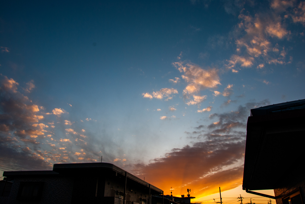 夕焼け　D200