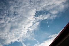 晴れ間の空